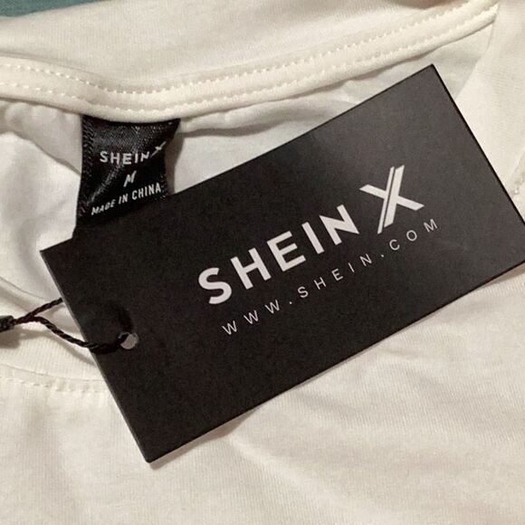 SHEIN X PLANT GRAPHIC PRINT LONG LINE TEE SHIRT MEDIUM - Picture 5 of 10